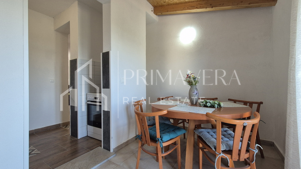 Maslenica, a three bedroom apartment with a beautiful sea view
