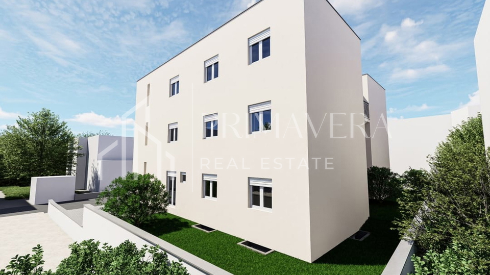 Zadar&sol;Crvene ku&cacute;e&comma; novogradnja&comma; jednosobni stan S1&comma; prizemlje