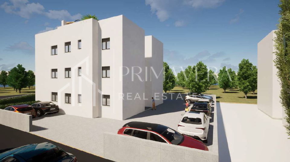 Pakoštane, new building, apartment on the 2nd floor with a roof terrace