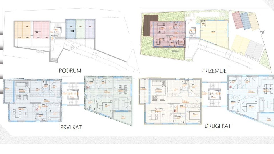 Zadar  - Belafu&zcaron;a&comma; novogradnja&comma; trosoban stan S2 s gara&zcaron;om&comma; 1&period; kat