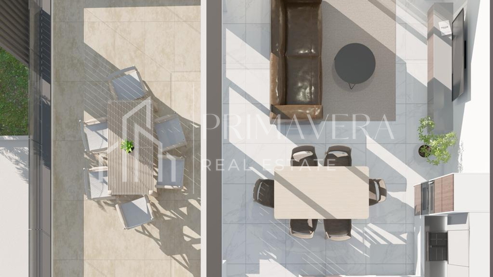 Sv. Filip i Jakov, new building, 2-bedroom apartment with a garden, S1