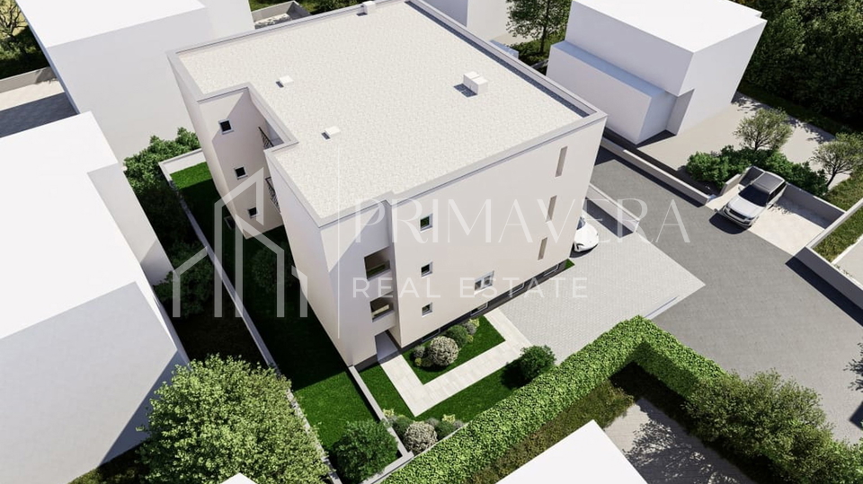 Zadar&sol;Crvene ku&cacute;e&comma; novogradnja&comma; jednosobni stan S1&comma; prizemlje