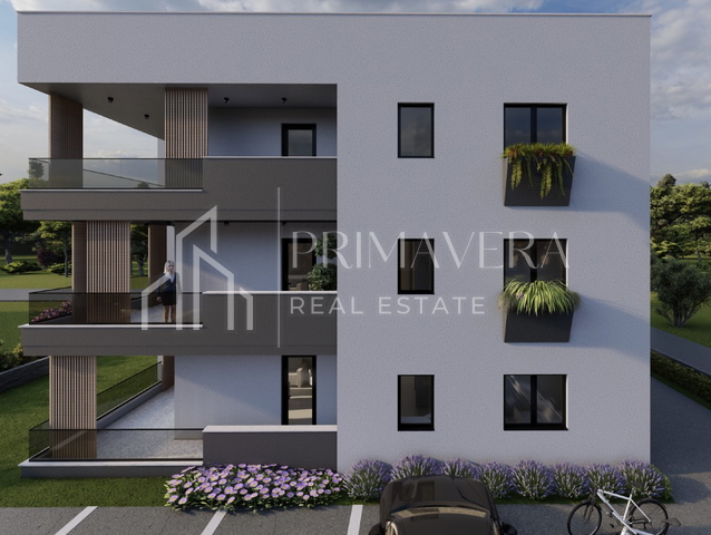 Zadar - Vidikovac, jednosoban stan s krovnom terasom u novogradnji, 75,72 m2, S8