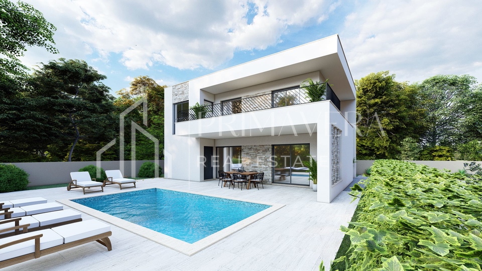 Pašman, Banj, building land, only 80 m from the sea