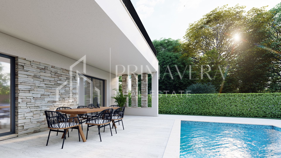 Pašman, Banj, building land, only 80 m from the sea