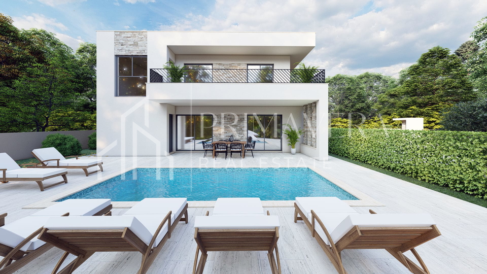 Pašman, Banj, building land, only 80 m from the sea