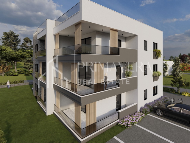 Zadar - Vidikovac, dvosoban stan s krovnom terasom u novogradnji, 102,26 m2, S7