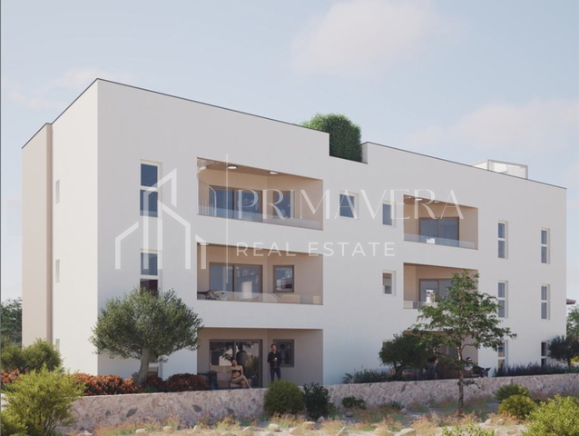 Sukošan, new building only 70m from the sea, sea view, apartment S4, 1st floor