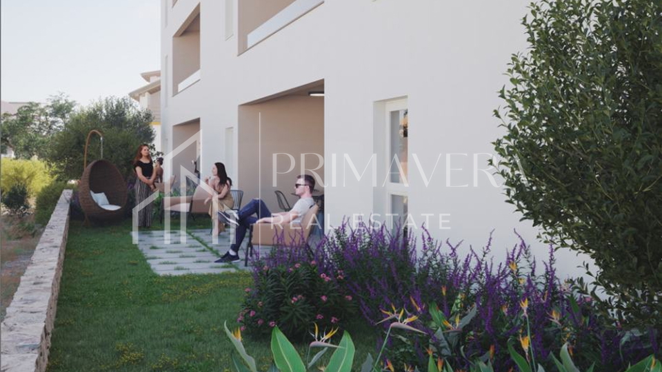 Sukošan, new building only 70m from the sea, sea view, apartment S4, 1st floor