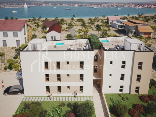 Sukošan, new building only 70m from the sea, sea view, apartment S3, 1st floor