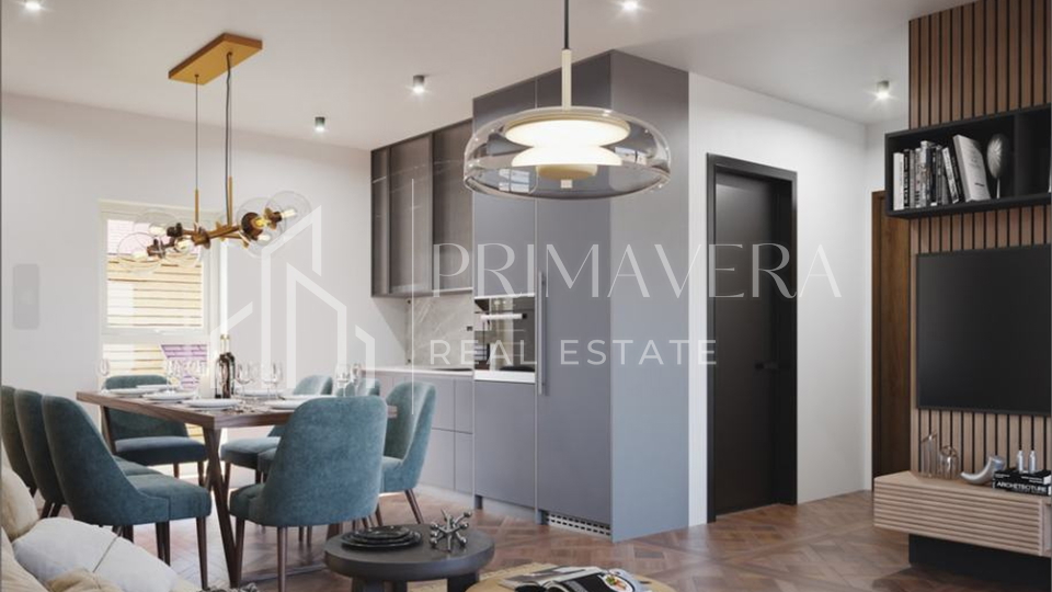 Sukošan, new building only 70m from the sea, apartment with a garden, S2