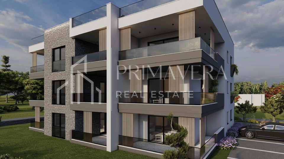 Zadar - Vidikovac&comma; dvosoban stan s vrtom u novogradnji&comma; 86&comma;03 m2&comma; S1