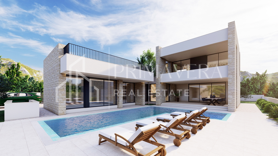 Luxury villa with pool&comma; Podvr&scaron;je &lpar;Radovin&rpar;