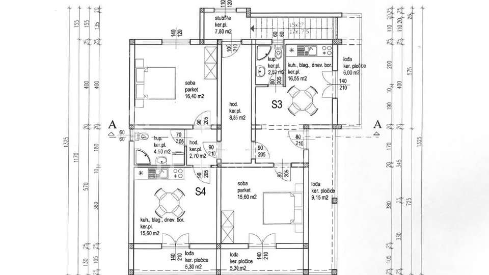 Rovanjska, Modrič, 1st row to the sea, house with 4 apartments