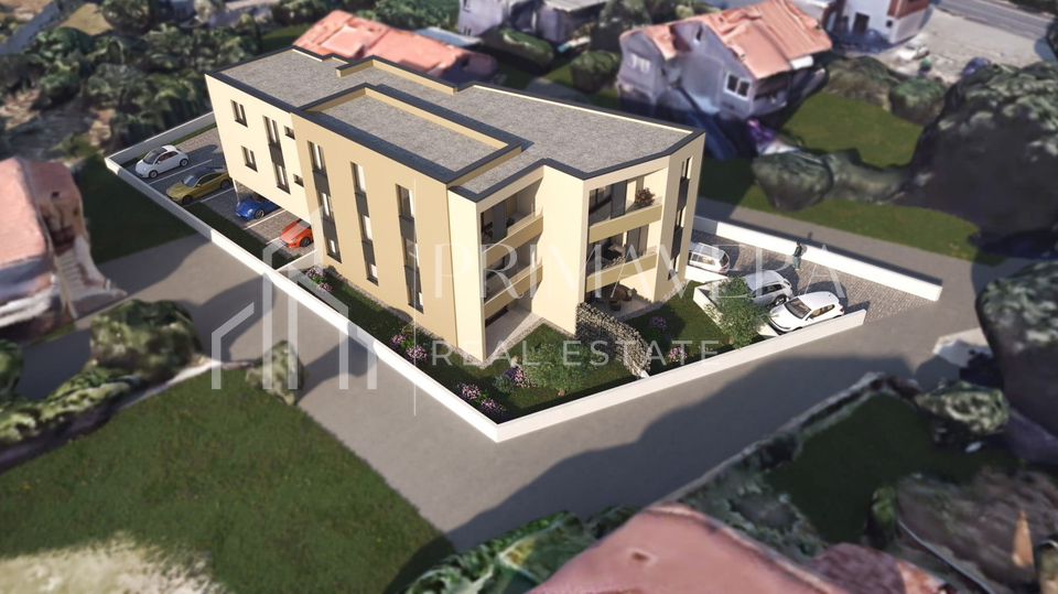 Bokanjac&comma; S2 - dvosoban stan s vrtom&comma; novogradnja