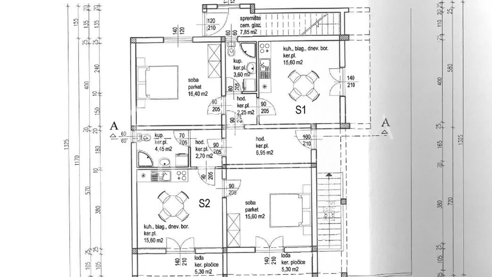 Rovanjska, Modrič, 1st row to the sea, house with 4 apartments