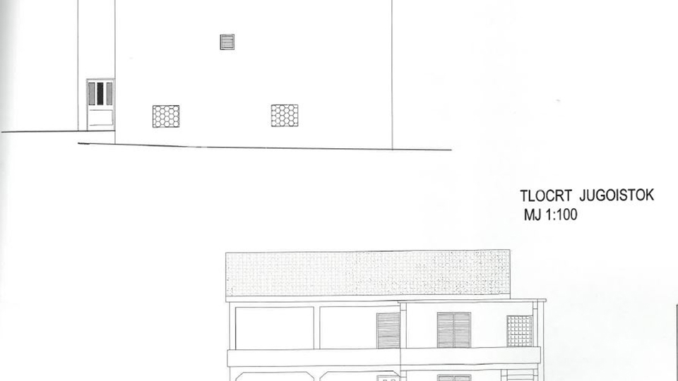 Rovanjska, Modrič, 1st row to the sea, house with 4 apartments