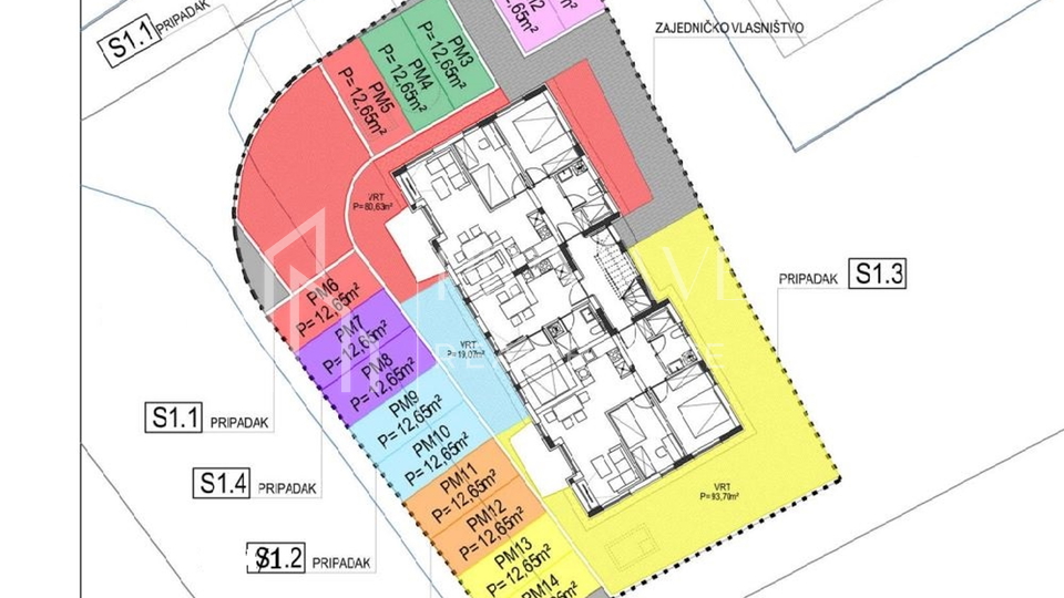 Zadar/Plovanija, new building, a three bedroom apartment, 2nd floor S6, 94,33 m2