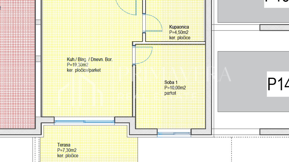 Zadar - Plovanija&comma; novogradnja&comma; jednosoban stan u prizemlju s vrtom&comma; S2
