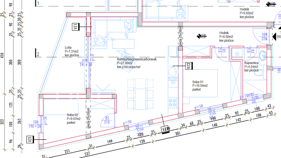 Bokanjac&comma; S6 &ndash; two-bedroom apartment on the 2nd floor&comma; new building