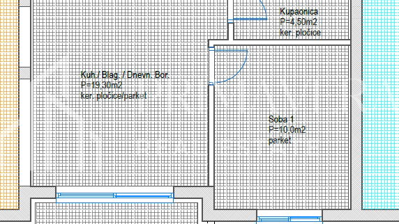 Zadar - Plovanija&comma; novogradnja&comma; jednosoban stan na 2&period;katu&comma; S7