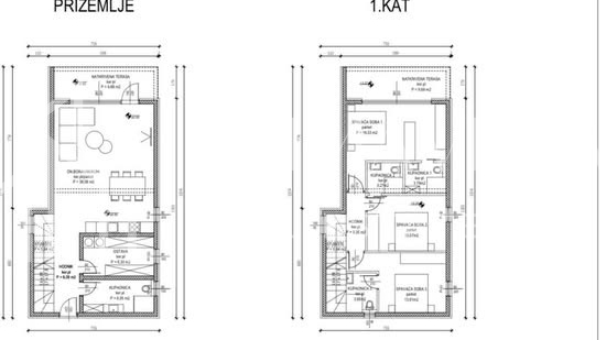 Poljica Brig&comma; gra&dstrok;evinsko zemlji&scaron;te s projektom za ku&cacute;u s bazenom