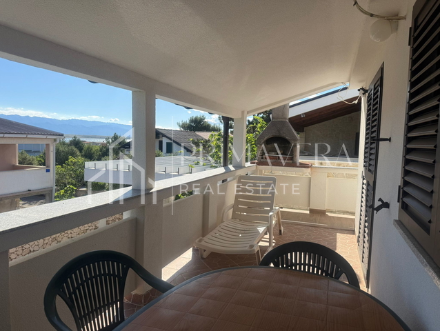 Vir, dvojna kuća s dva apartmana blizu plaže, pogled na more!