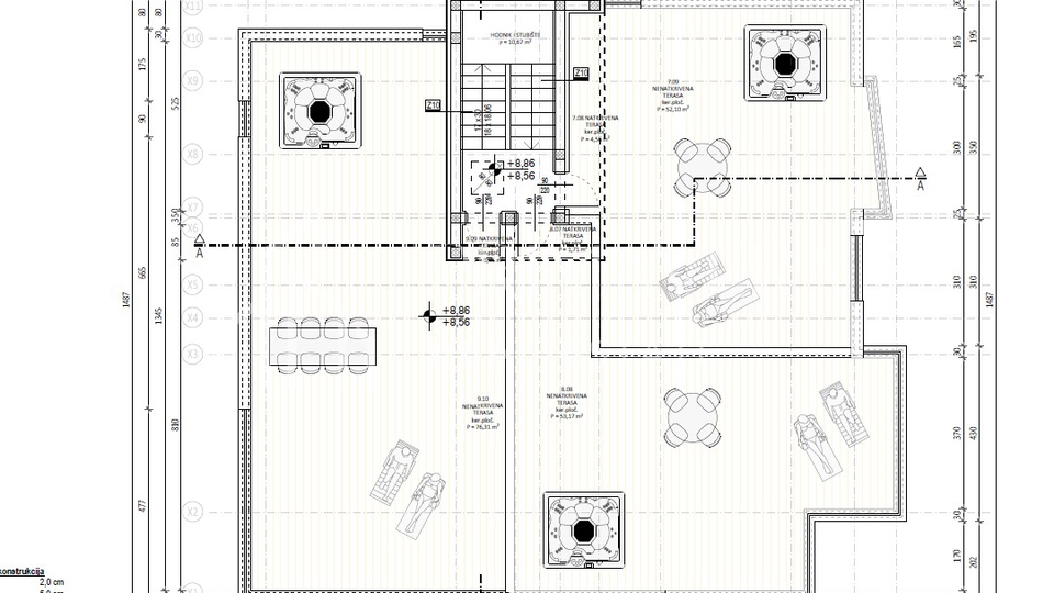 Zadar&sol;Bili brig&comma; novogradnja&comma; jednosoban stan s krovnom terasom i pogledom na more&comma; S8