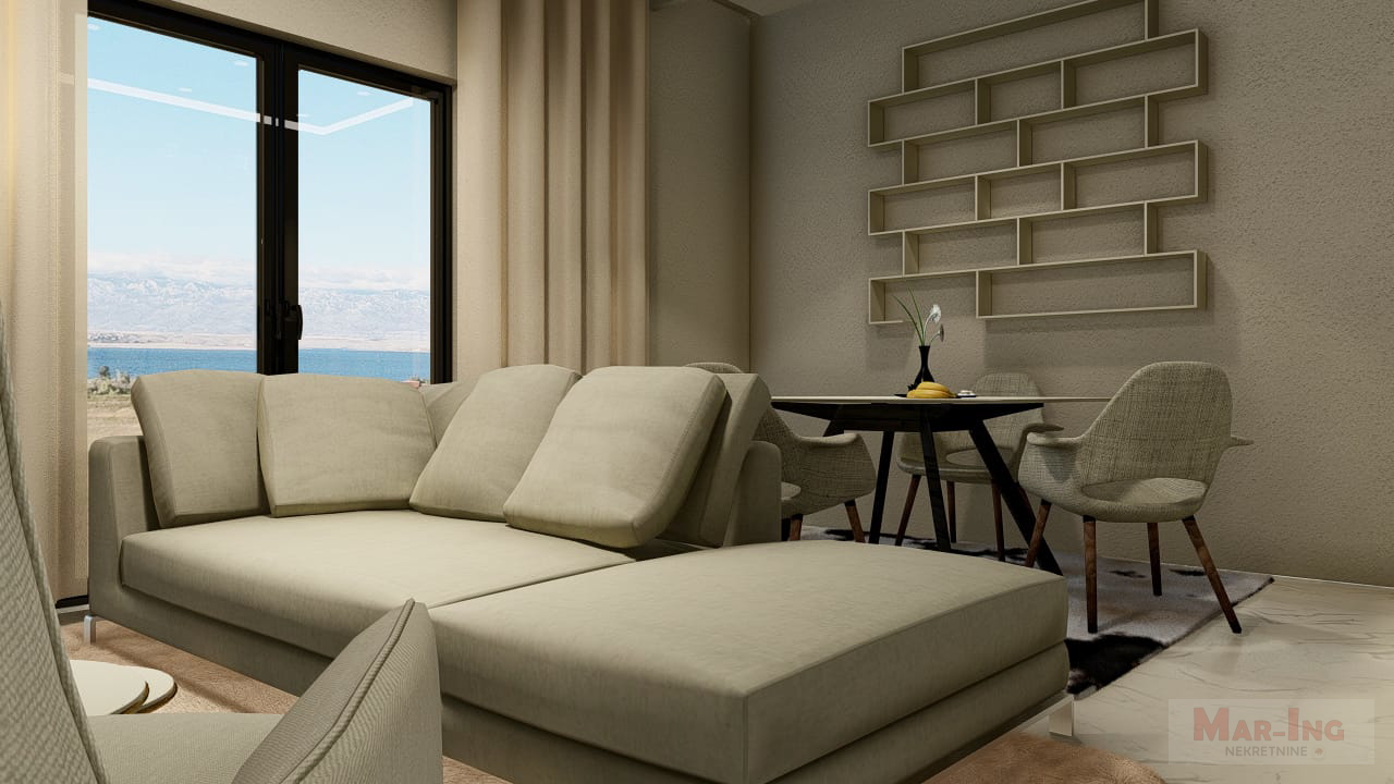 PRIVLAKA SABUNIKE - trosoban apartman - novogradnja
