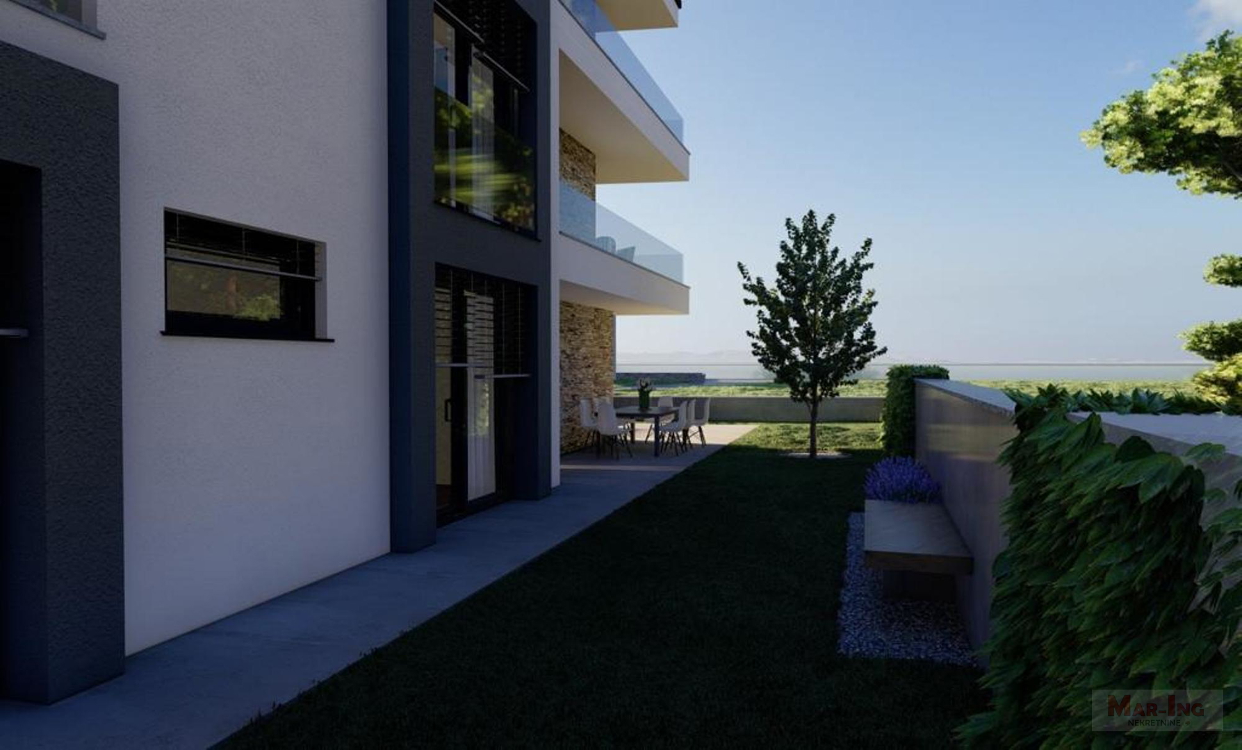 PRIVLAKA - PUNTA - apartman prizemlje prvi red