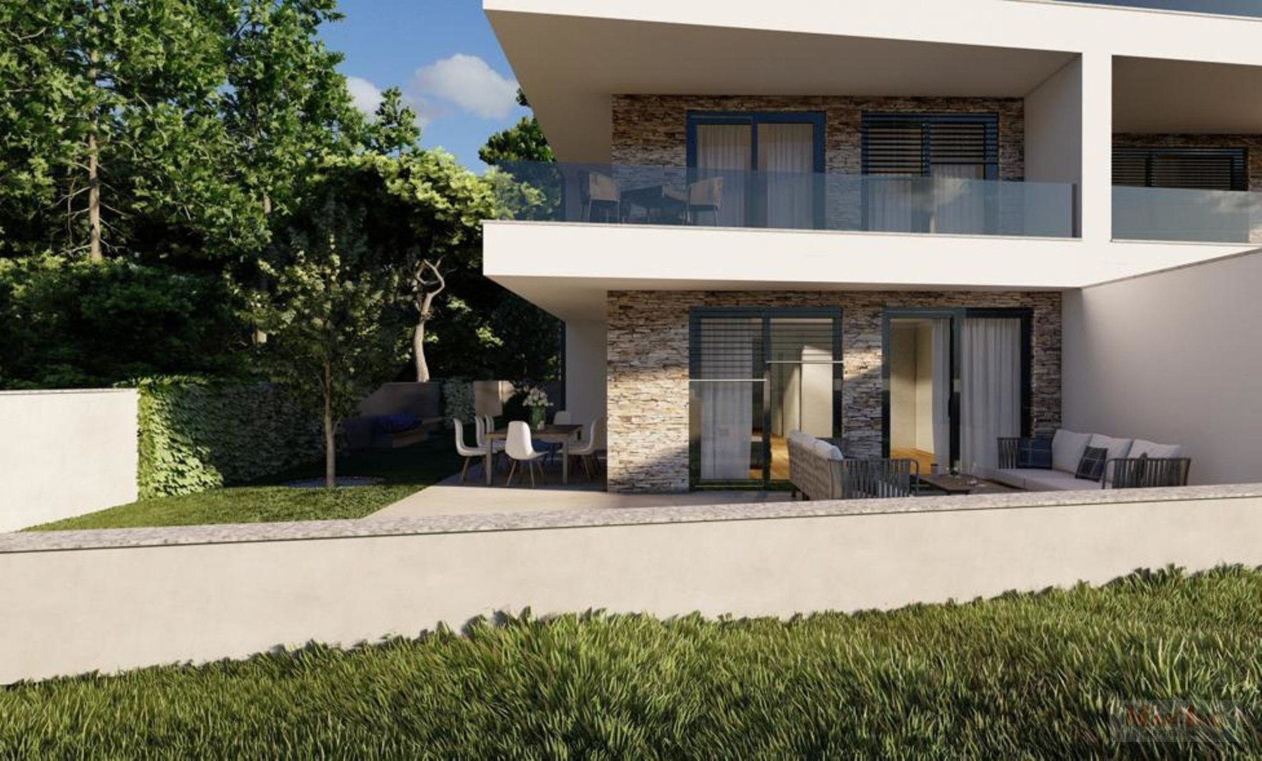 PRIVLAKA - PUNTA - apartman prizemlje prvi red