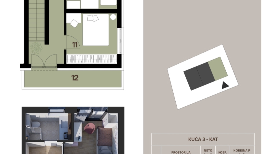 BEZ PROVIZIJE&ast;&ast;&ast;DUGO SELO &sol; TRIPLEX - MODERNA KU&Cacute;A U NIZU 104&comma;87 m2 &sol; 2800 eura&sol;m2