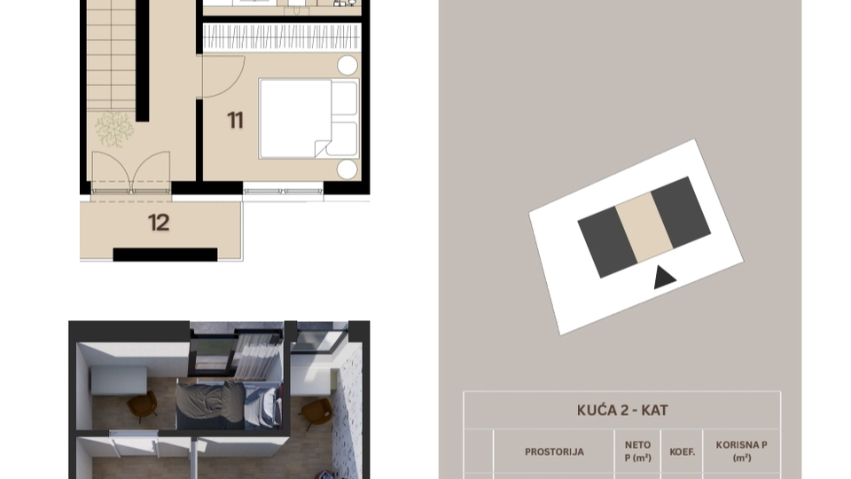 BEZ PROVIZIJE&ast;&ast;&ast;DUGO SELO&sol;TRIPLEX-MODERNA KU&Cacute;A U NIZU 99&comma;40 m2 &sol; 2800 eura&sol;m2