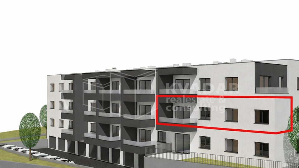 SESVETE&sol; NOVOGRADNJA &sol; 4-SOBNI STAN S GARA&Zcaron;OM &sol; 76 m2