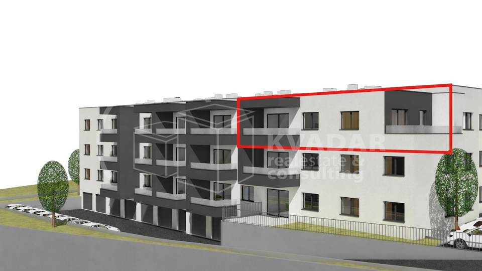 NOVOGRADNJA &sol; SESVETE &sol; 3-SOBNI STAN SA GARA&Zcaron;OM&sol; 67 m2