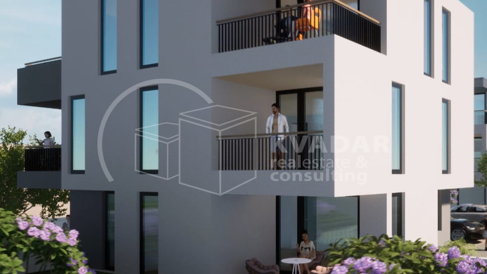 Novi Projekt Dalmatinka - Stan 3S + DB -  terasa i 2 vrta - parkirno mjesto