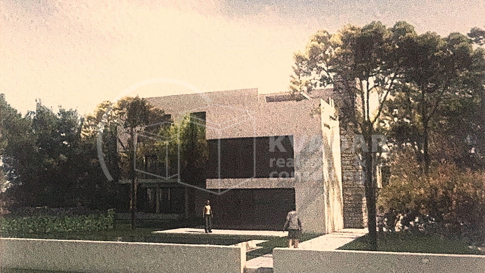 Gra&dstrok;evinski teren s projektom u prvom redu do mora i ure&dstrok;ene pla&zcaron;e - Stubalj&comma; Bilice kod &Scaron;ibenika