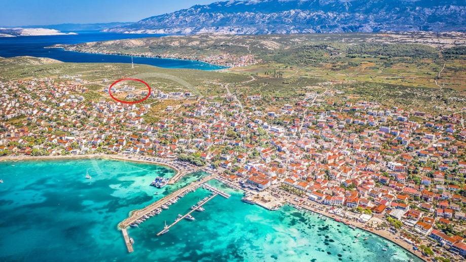 Land, 907 m2, For Sale, Novalja