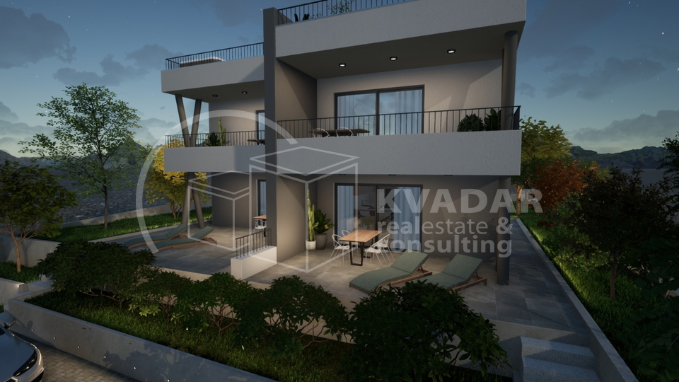 Prodaje se luksuzni 3- sobni stan u Vodicama površine 86 m2 / S 2 /Top lokacija / Novogradnja