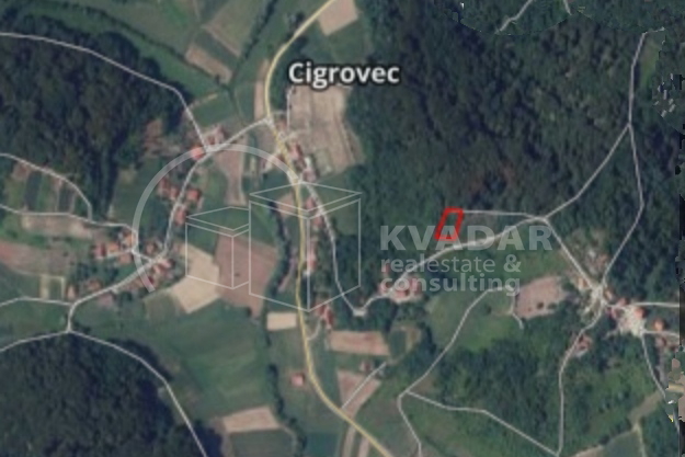 Pojatno, Cigrovec – zemljište 762 m² s drvenom klijeti