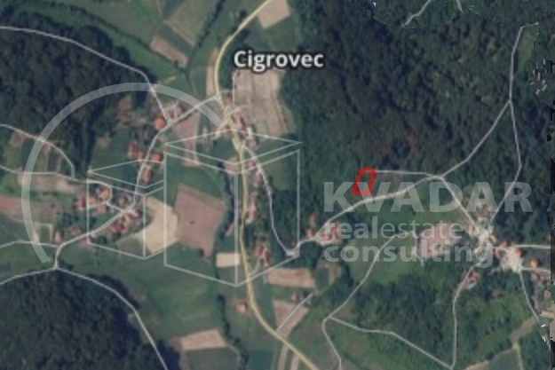 Pojatno, Cigrovec – zemljište 762 m² s drvenom klijeti
