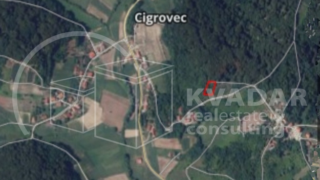 Pojatno, Cigrovec – zemljište 762 m² s drvenom klijeti