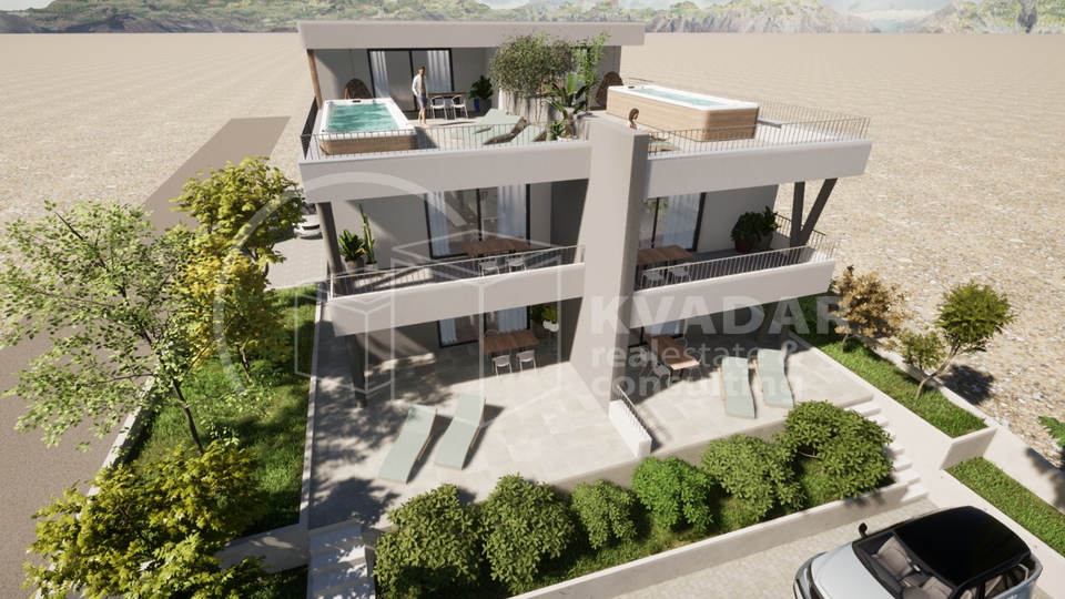 Prodaje se luksuzni 3- sobni stan u Vodicama površine 86 m2 / S 2 /Top lokacija / Novogradnja