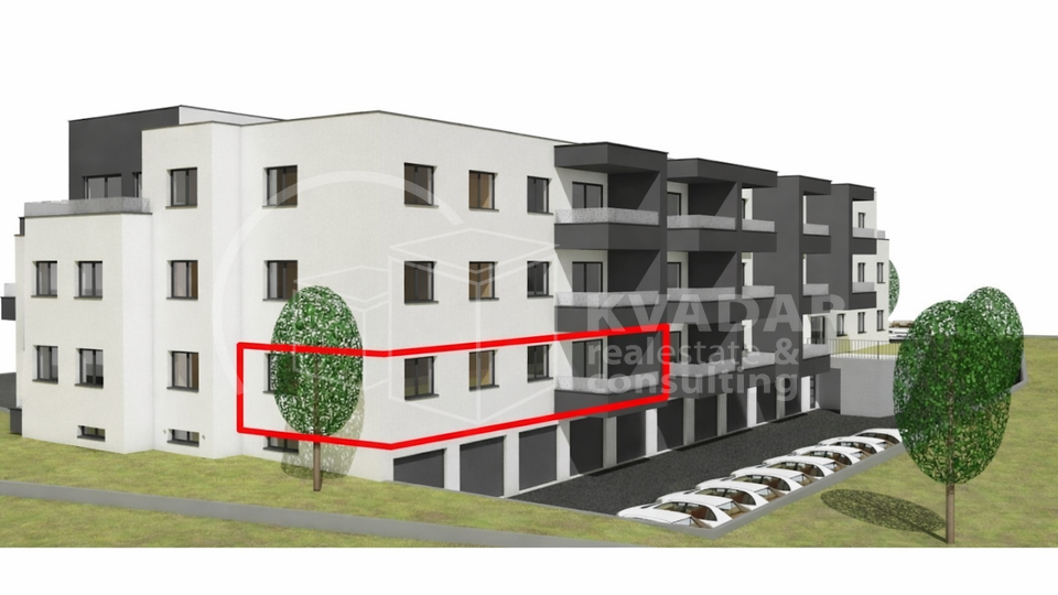 NOVOGRADNJA &sol; PREKRASAN STAN 78 m2 &plus; GARA&Zcaron;A &sol; SESVETE