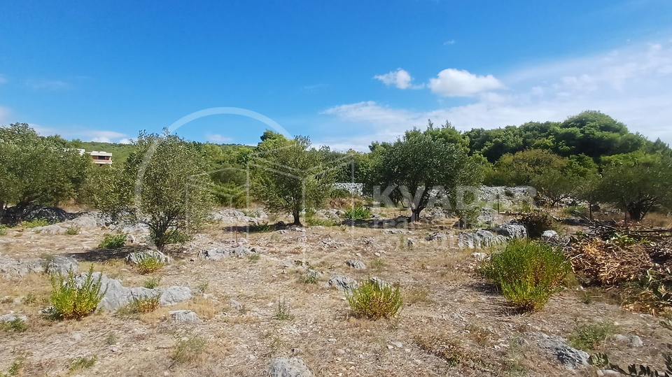 TRIBUNJ-SOVLJE&sol; GRA&Dstrok;EVINSKO ZEMLJI&Scaron;TE  581 m2 &sol; 350 M od mora
