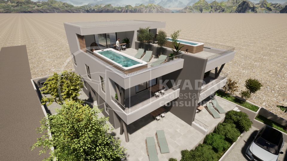 Prodaje se luksuzni 3- sobni stan u Vodicama površine 86 m2 / S 2 /Top lokacija / Novogradnja