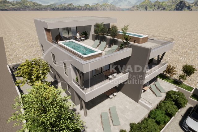 BEZ PROVIZIJE***Luksuzni 2 etažni apartman /Vodice/110 m2 /Top lokacija / Novogradnja!