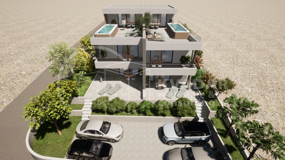 Prodaje se luksuzni 3- sobni stan u Vodicama površine 86 m2 / S 2 /Top lokacija / Novogradnja