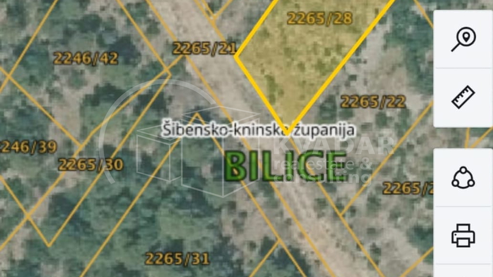 Land&comma; 900 m2&comma; For Sale&comma; &Scaron;ibenik - Bilice