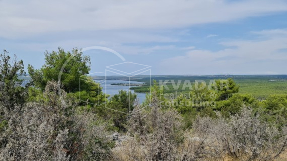 Poljoprivredno Zemljište , Prekrasan Panoramski Pogled, 170m Od Mora Bilice kod Šibenika
